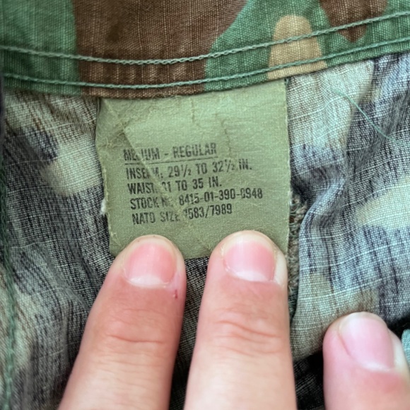 US Army issue BDU camo cargo pants - Picture 2 of 3